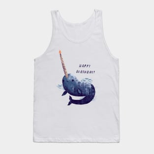 narwhal birthday Tank Top